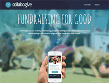 Tablet Screenshot of collabogive.com